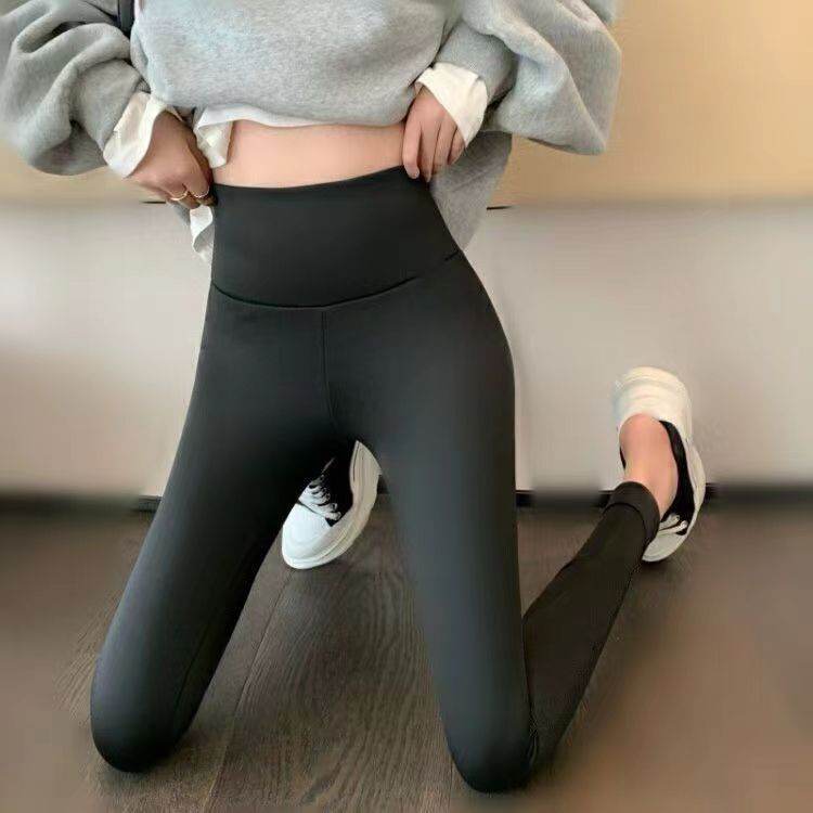 Women's Casual Sweat Sports Nine Points Shark Skin Yoga Pants