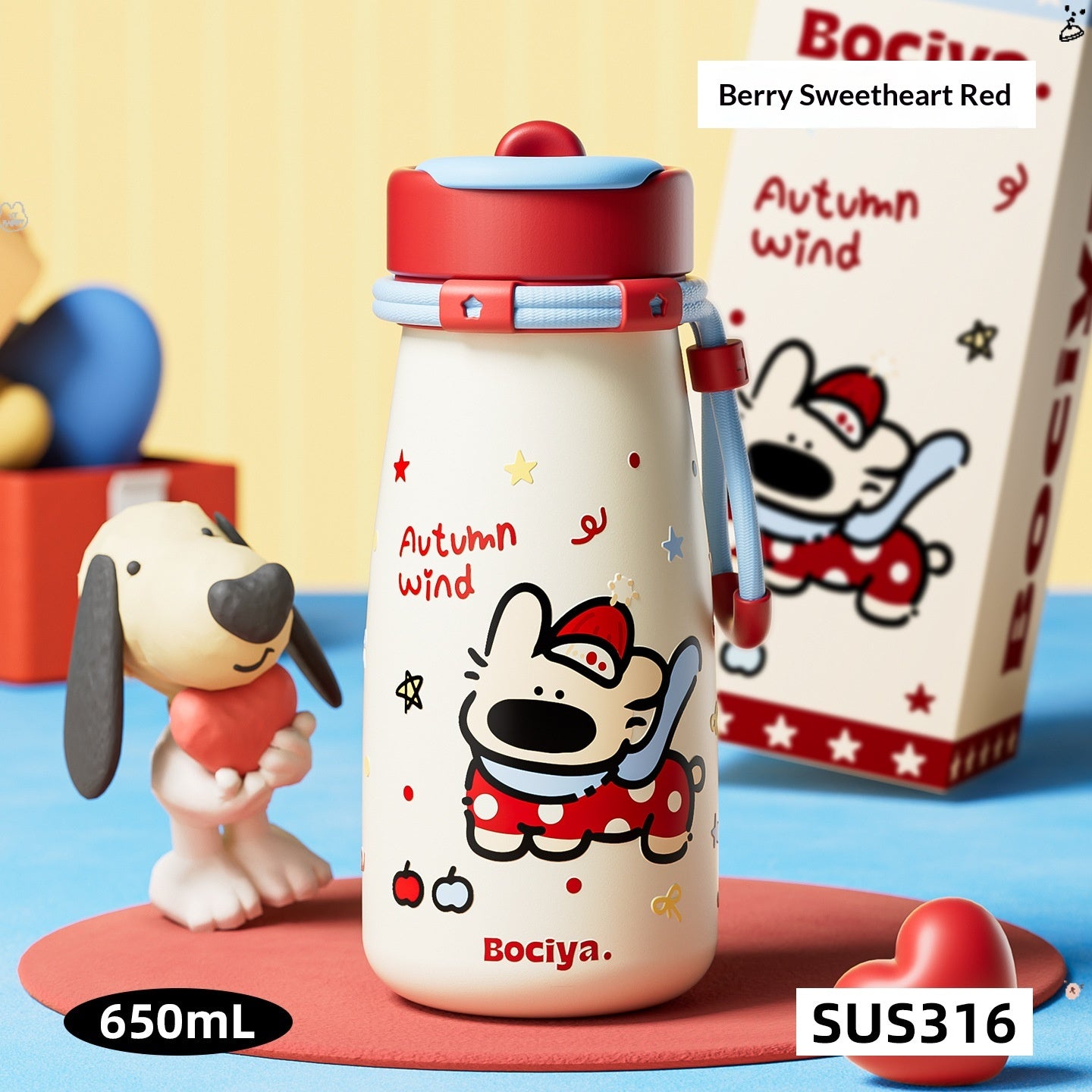 Portable Instagram-style Gift Cute Straw Cup