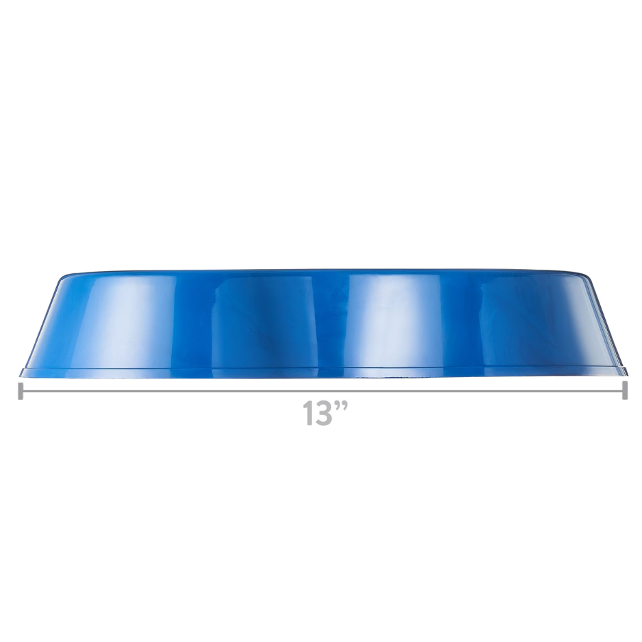 Vibrant Life Medium Cup Double Diner Pet Bowl Blue