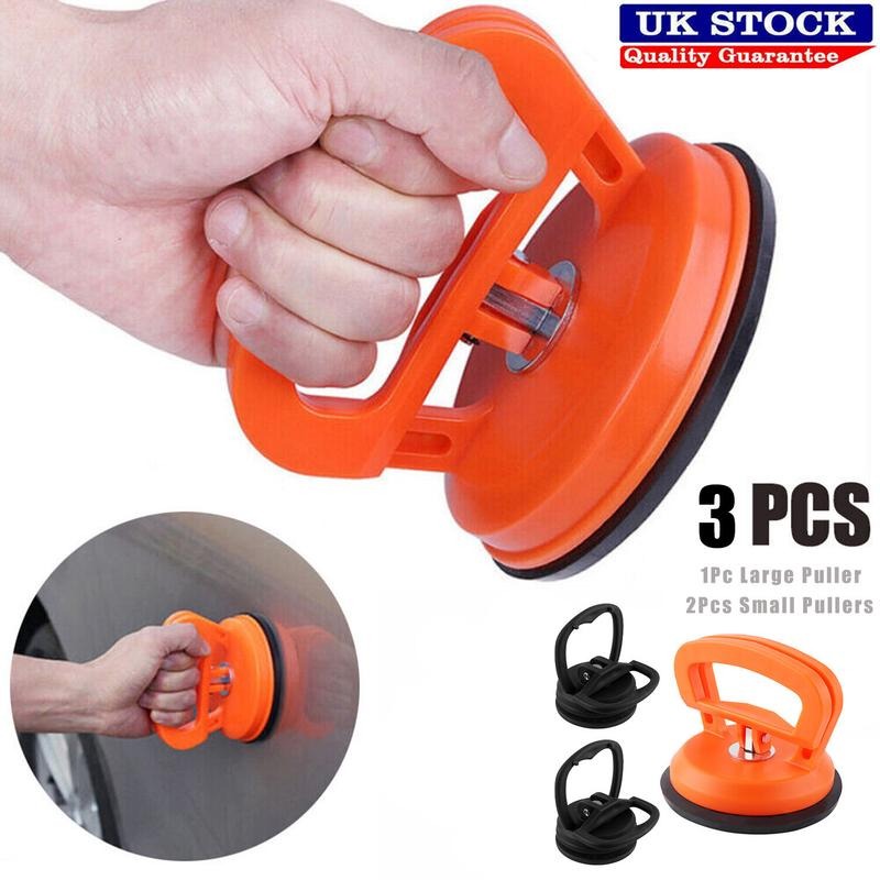 2-3  Days Arrive 3 Pcs Dent Puller Car Body Panel Suction Cup Set Repair Removal Tool Kit  UK