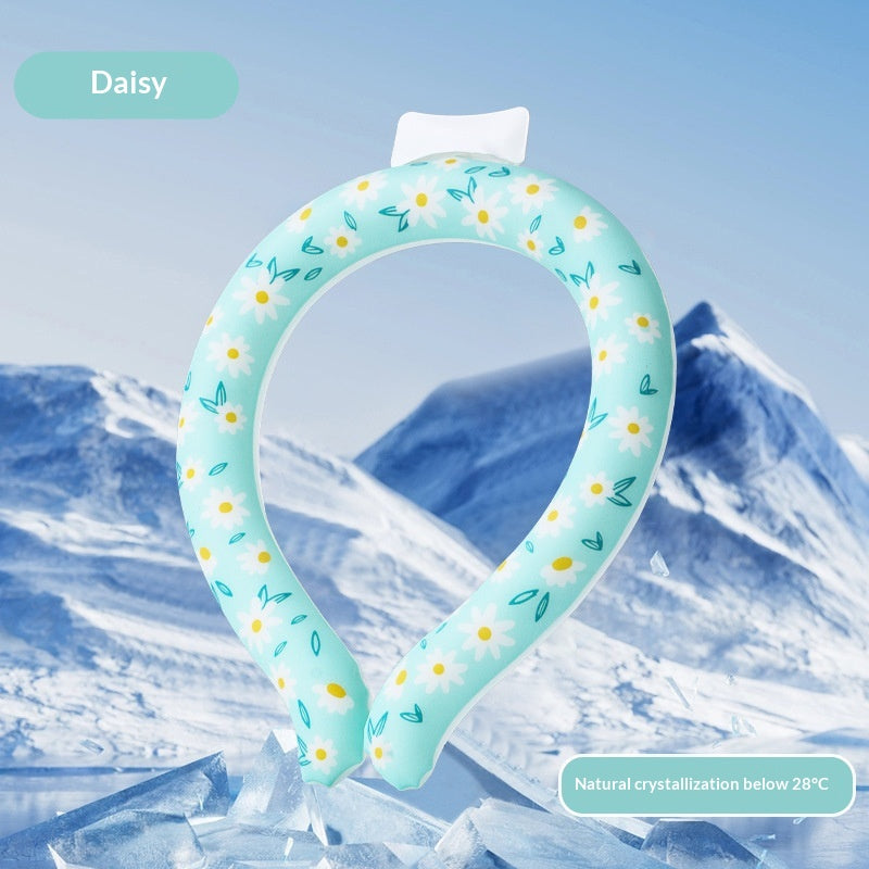 Portable Neck-Hanging Cooling Ice Ring PCM