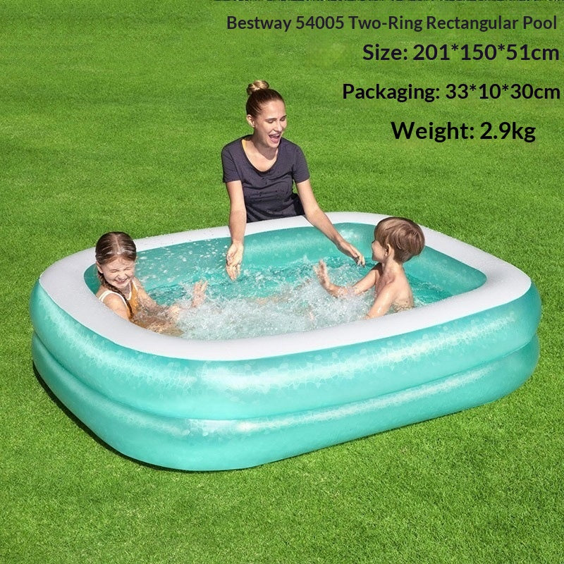 Thickened Inflatable Swimming Pool - Extra Large Family Ocean Ball Pit Paddling Pool for Adults and Kids Outdoor Water Play