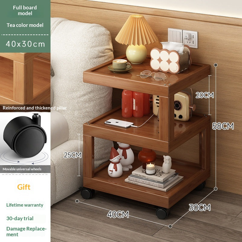 Simple Modern Home Bedroom Storage Cabinet Small Bedside Shelf