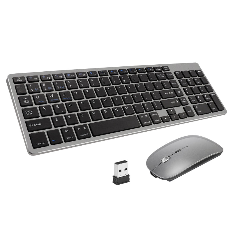 Charging Bluetooth Dual-mode Wireless Keyboard Two Zone Digital Mouse Set