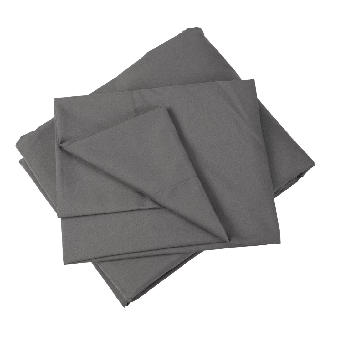 Bedding Twin Bed Sheets Set - 3 Piece Bedding - Brushed Microfiber - Shrinkage And Fade Resistant - Easy Care -Twin, Grey