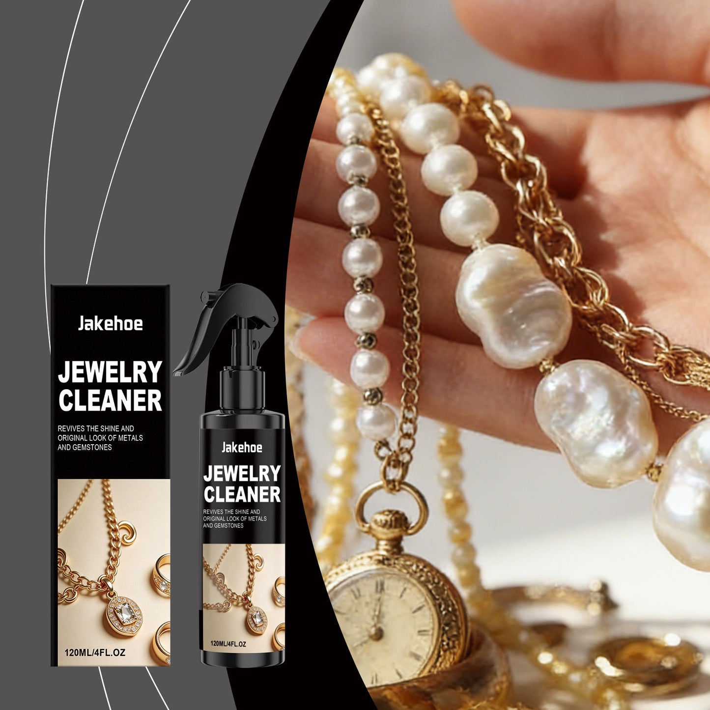 Jewelry Cleaner Jewelry Daily Wear Brightening Care Gold Jewelry Silver Jewelry Stain Cleaning Solution