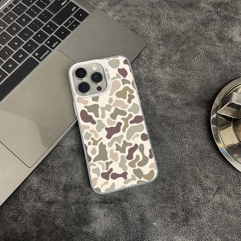 Vintage Leopard Print Creative Frost Mobile Phone Protective Case