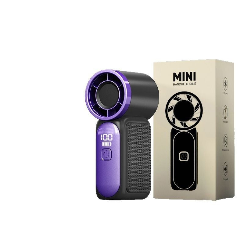 Outdoor Portable Usb Charging High Speed Digital Display Cooling Fan
