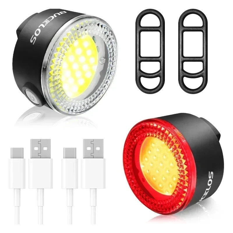 Bicycle Light Set With USB Charging For Cycling