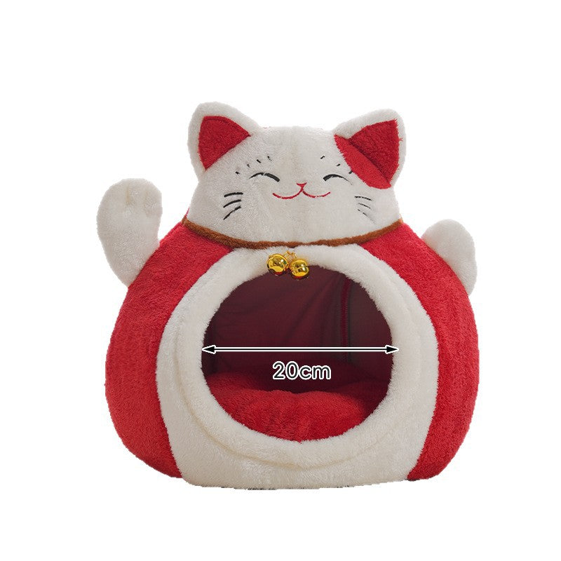 New Fortune Cat Bed Lucky Pet Nest
