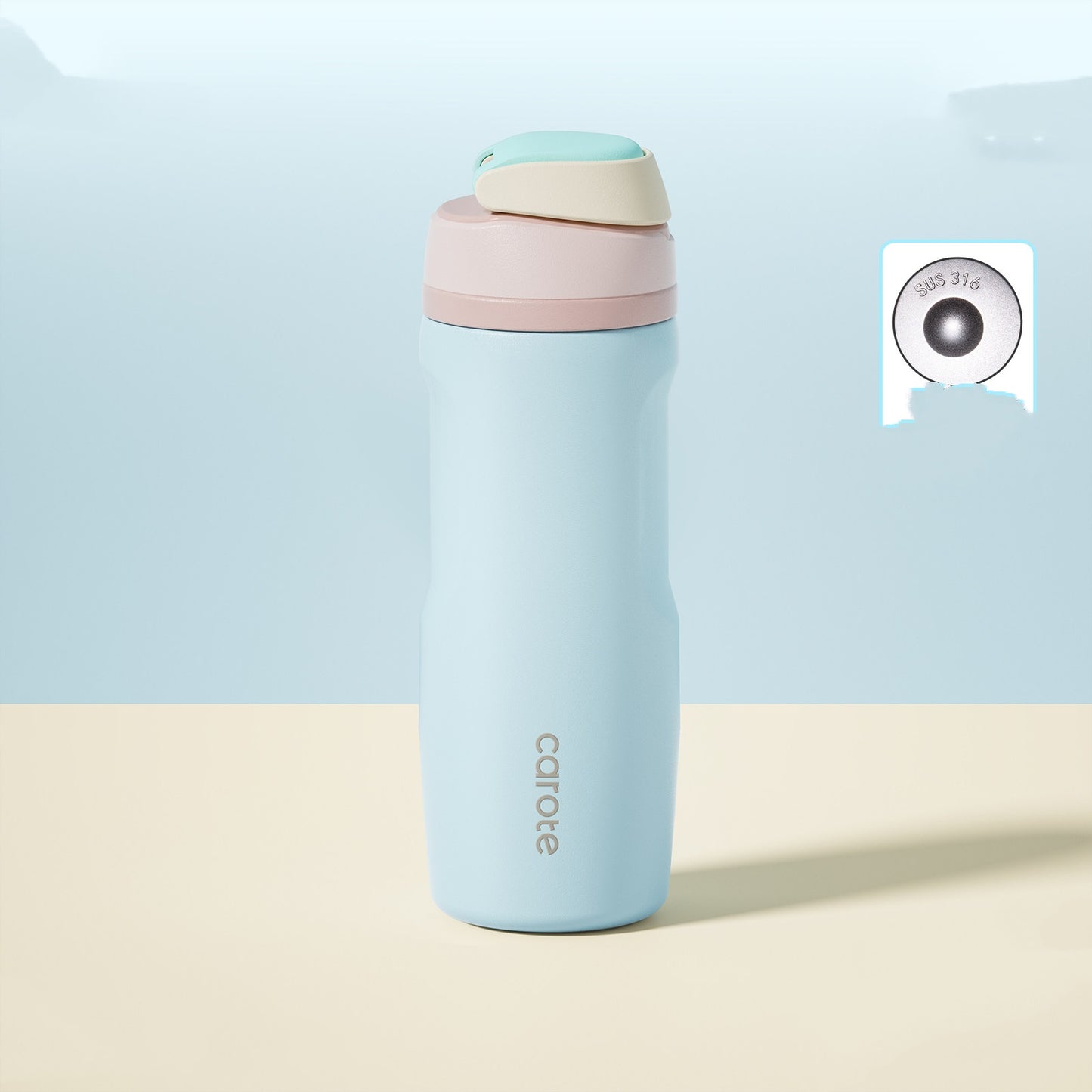 Stainless Steel Large-capacity Insulated Sports Bottle, New Model
