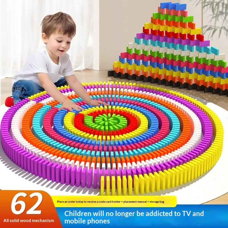 Educational Puzzle Toy Mechanism Building Blocks Gift Dominoes