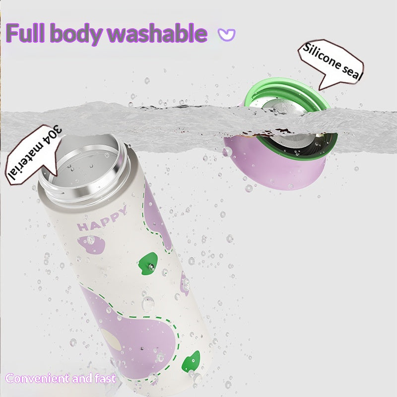 Portable Office Desk Cup Stainless Steel Water Bottle