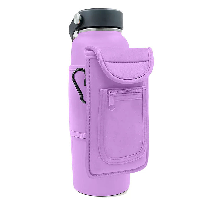 Fitness Magnetic Cup Large Capacity Kettle Storage Outdoor Sports Bottle Cover