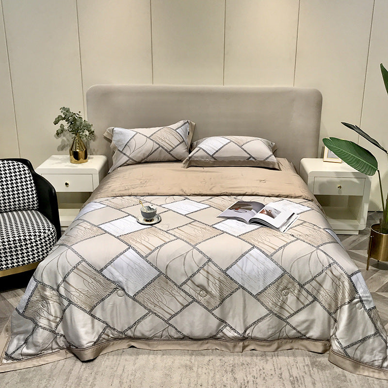 High-end Tencel Summer Cooling Duvet Four-piece Set