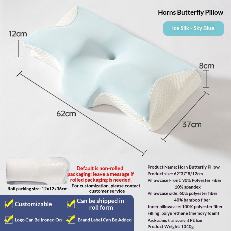 Memory Foam Pillow With Slow Recovery For Home Use
