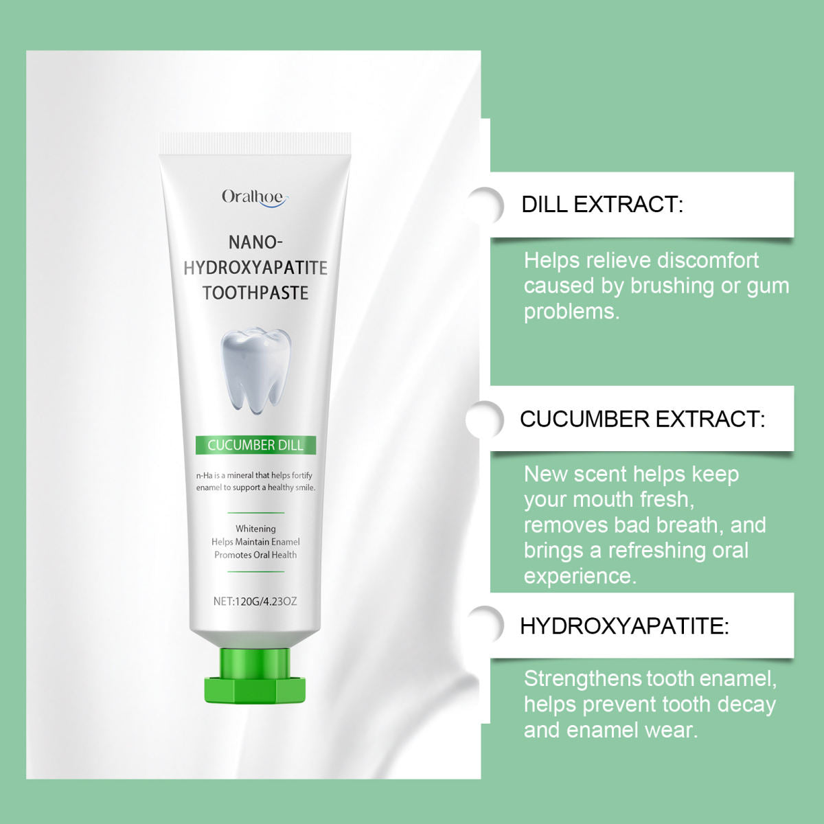 White Teeth Decontamination Brightening Tooth Glaze Care
