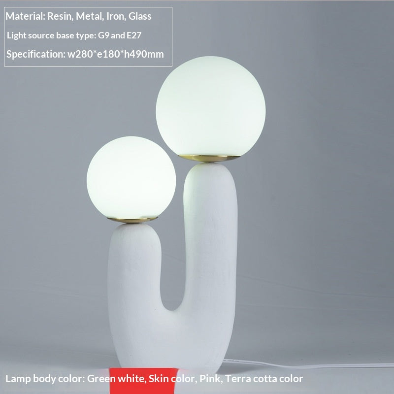 Internet-famous Resin Desk Lamp For The Study Or Bedroom