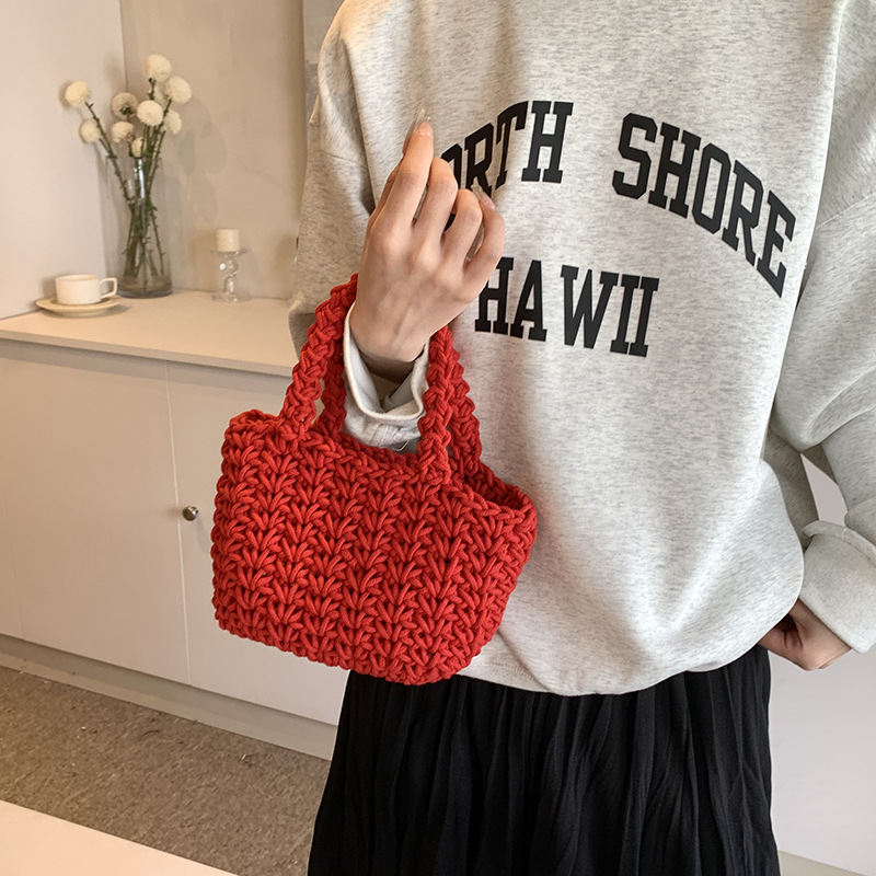 Fashionable Casual And Minimalist Handbag Trendy Korean-style Bucket Bag