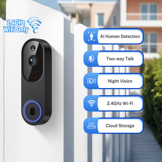 Smart Video Doorbell Wireless Remote Video Intercom