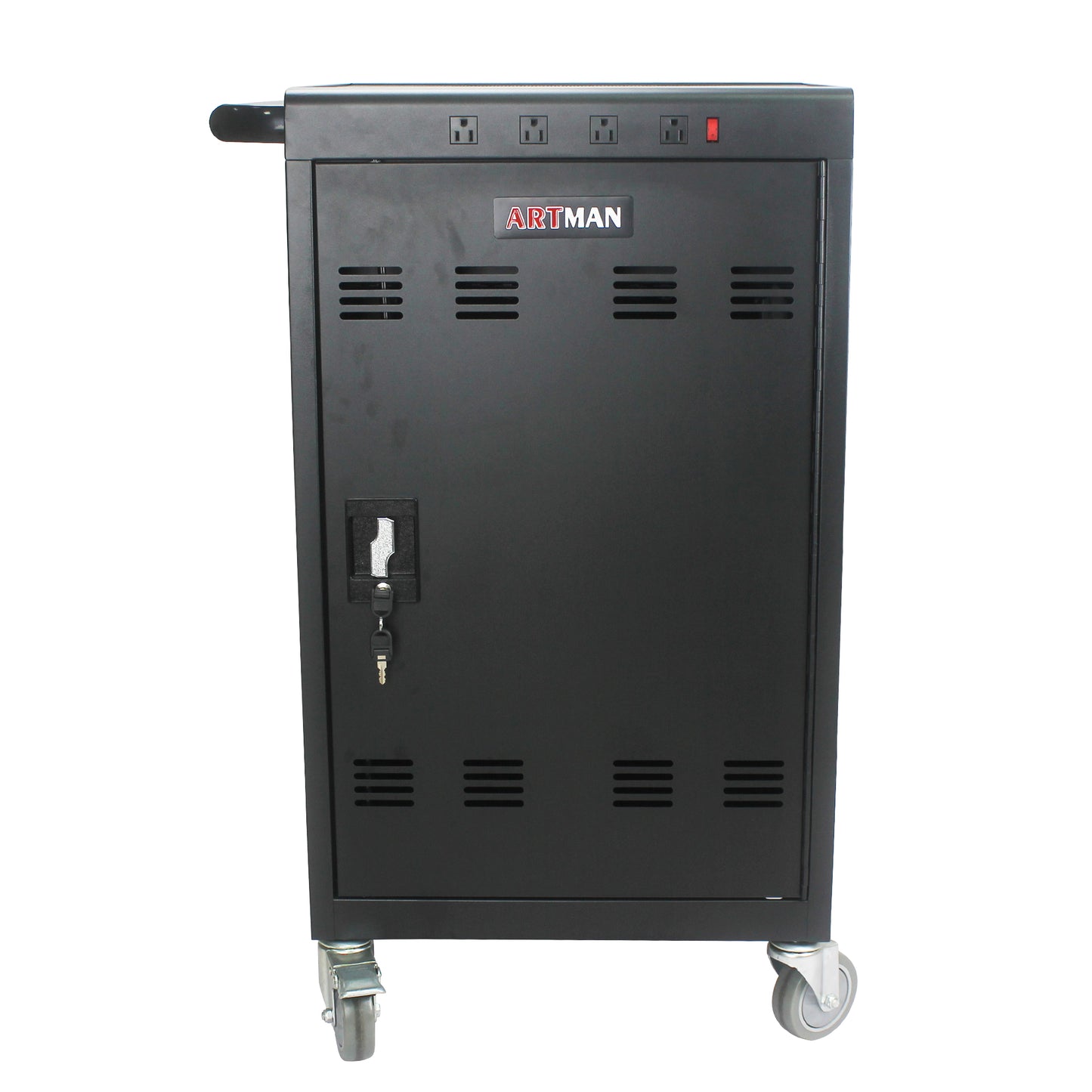 Mobile Charging Cart And Cabinet For Tablets Laptops 35-Device B30PLUS