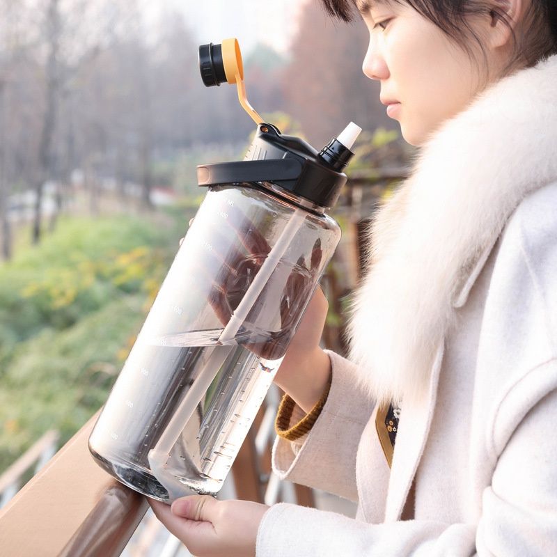 Sports And Fitness Water Bottle Drop-resistant And Extra-large Capacity