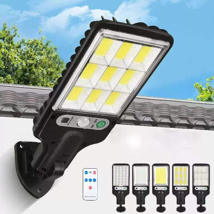 High Brightness Outdoor Solar LED Light, Human Motion Sensor Waterproof Solar Wall Lamp, Solar Street Light For Garden Courtyard Driveway