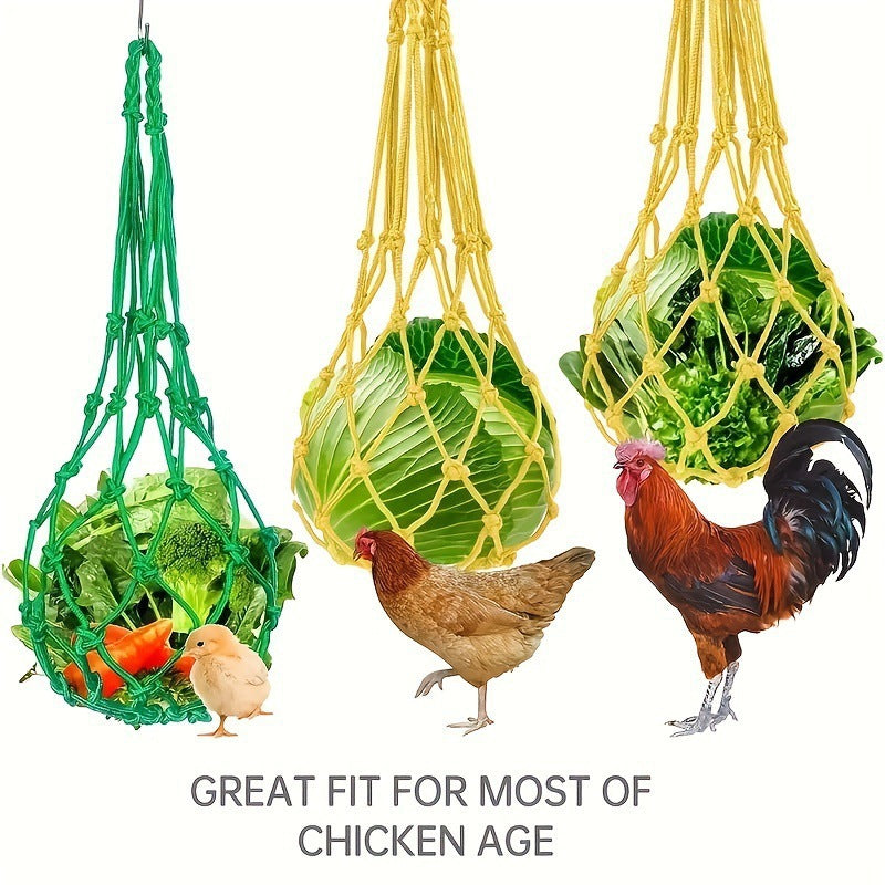 Hanging Fruit And Vegetable Parrot Feeding Net Bag