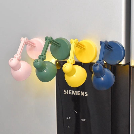 Small Desk Lamp Fridge Magnet Decorative Magnetic Sticker