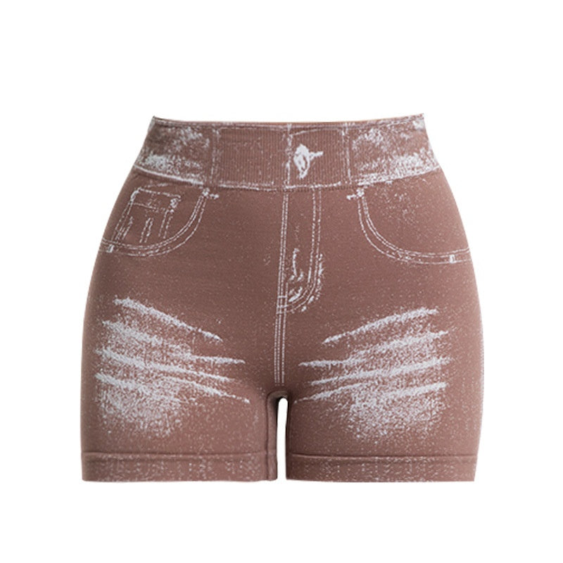 High-waisted Quick-drying Workout Pants For Fitness