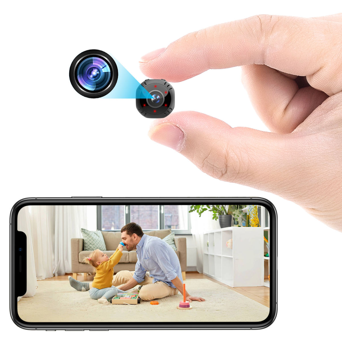 Panoramic HD Quality Wi Fi Remote Smart Real Time Playback Video Surveillance Camera
