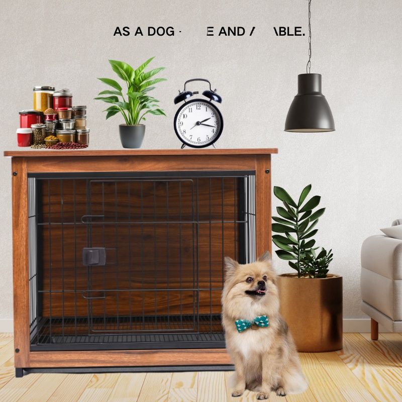 Beautiful European And American-style Wooden Pet Cage