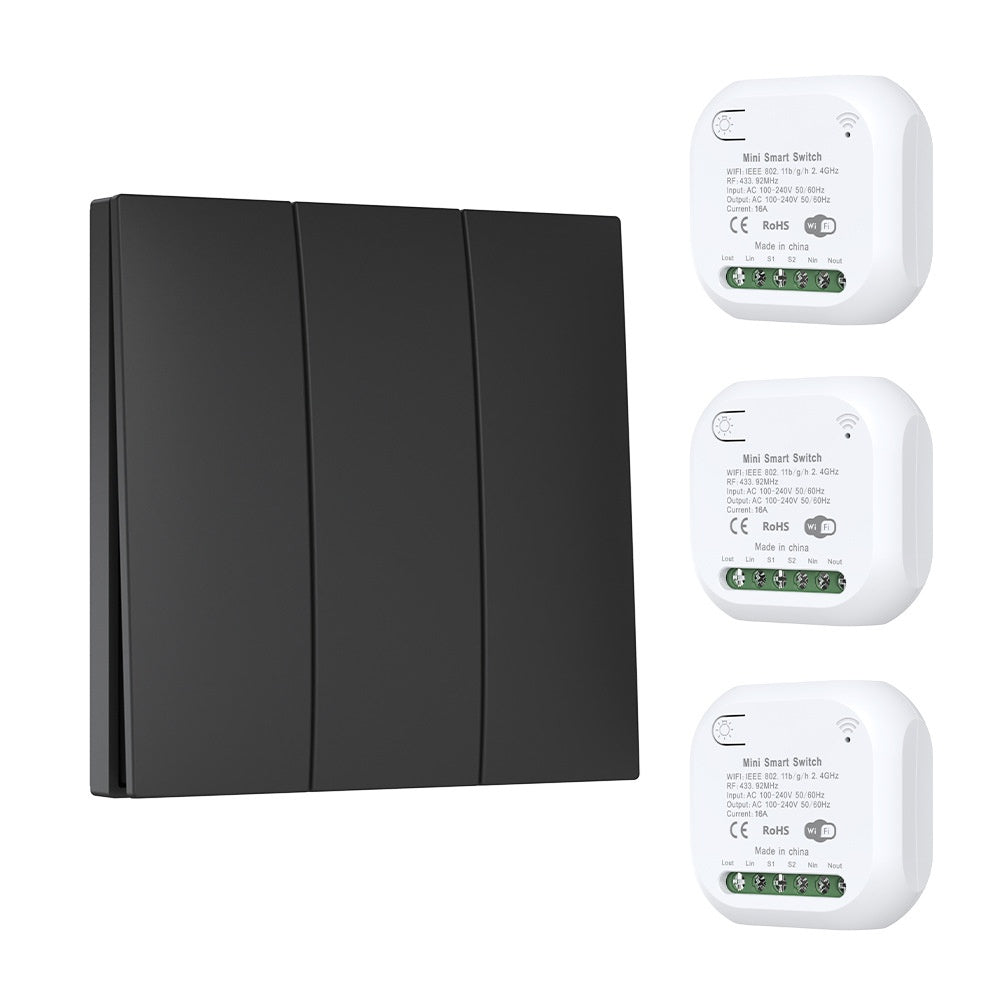 Wireless Smart Control Panel Featuring Self-powered, Wiring-free Design