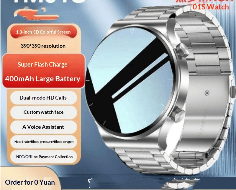Smartwatch With Bluetooth Calling Fitness Tracking Step Counting And Health Monitoring