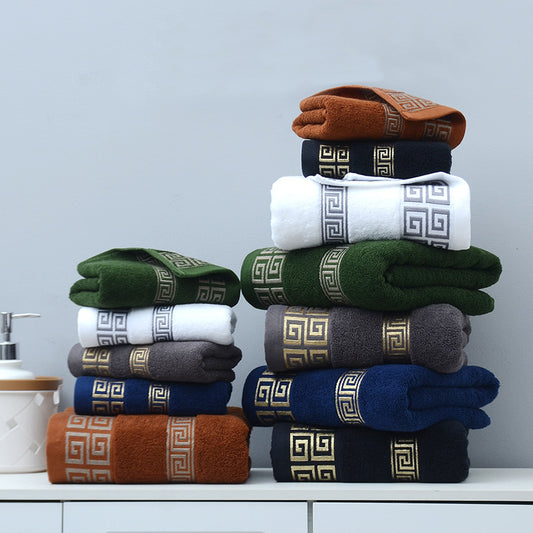 Thick Cotton Towel Bath Towel Set
