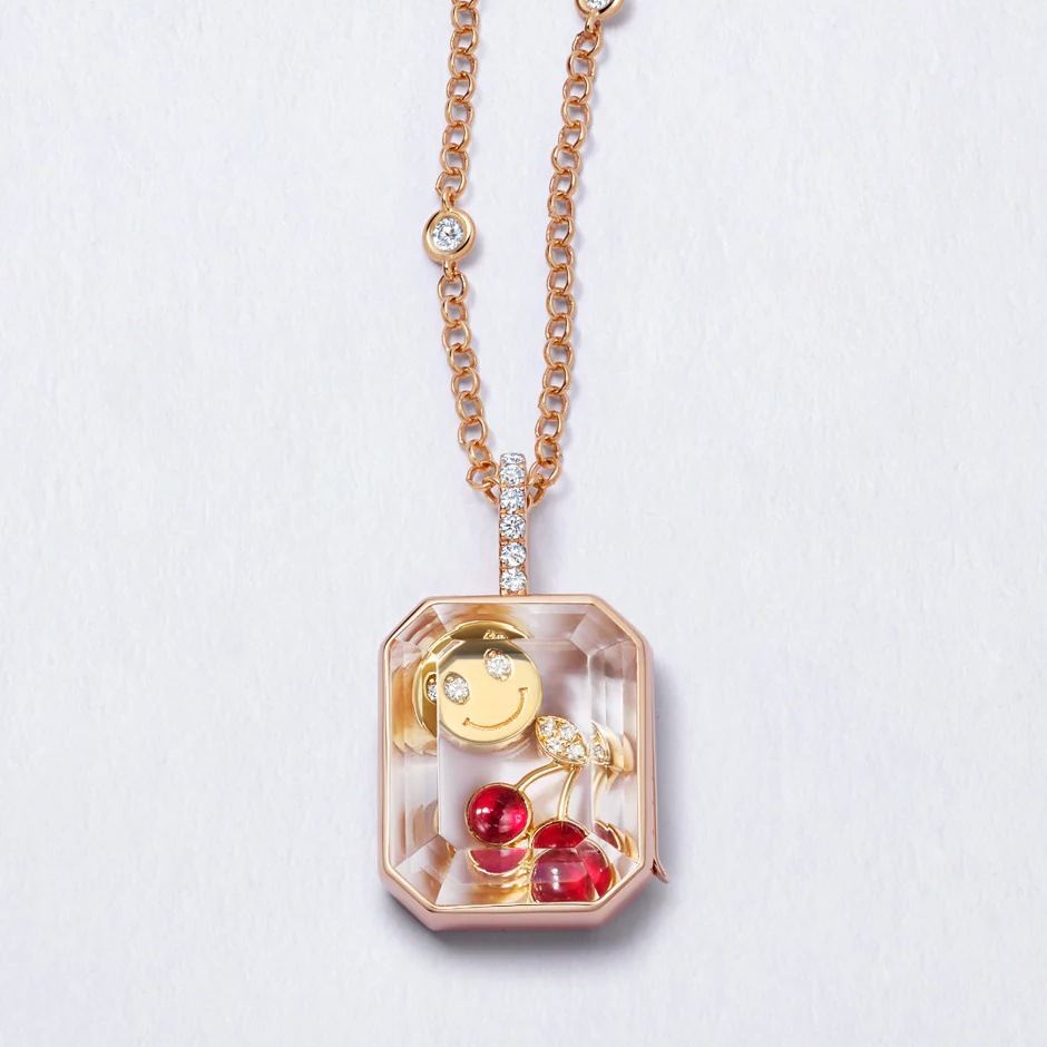Glass-opening Necklace DIY Pendant Accessories