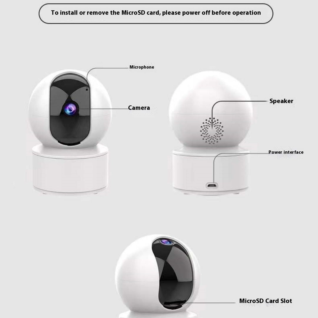 Indoor Night Vision Mobile Phone Remote Home Wifi HD Camera