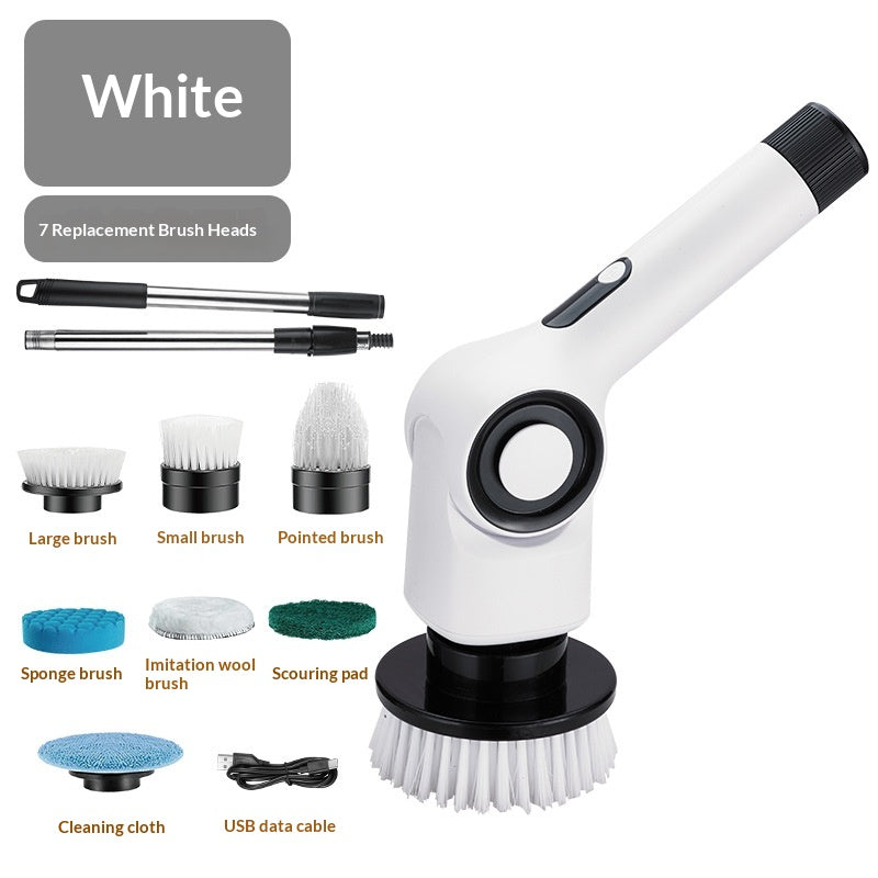 Portable Home 7-in-1 Multifunctional Electric Cleaning Brush Set