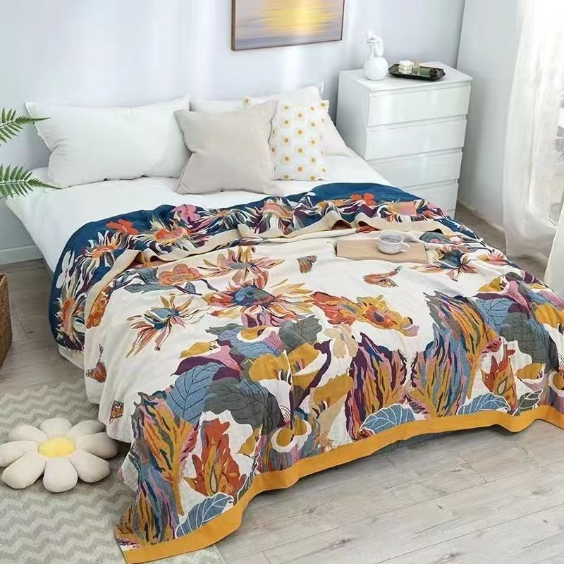 Pure Cotton Gauze Singledouble Summer Cooling Blanket