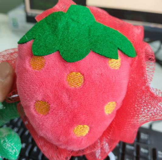 Cartoon Fruit Bath Towel-Strawberry Style-PE-1 piece