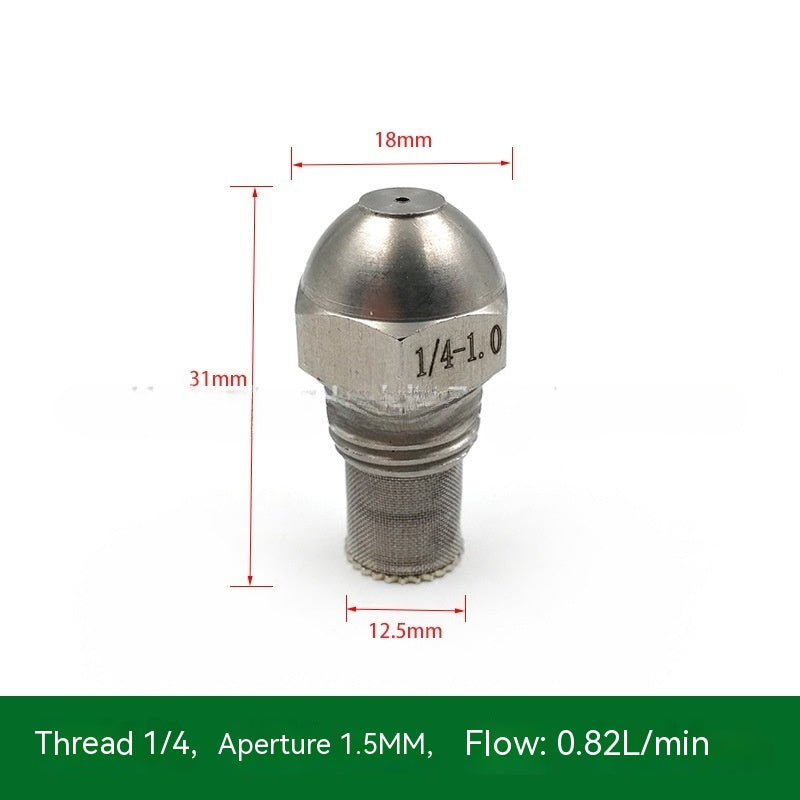 High And Low Pressure Fine Atomization 304 Stainless Steel Nozzle 2 Points Humidifying And Cooling Methanol Combustion Head