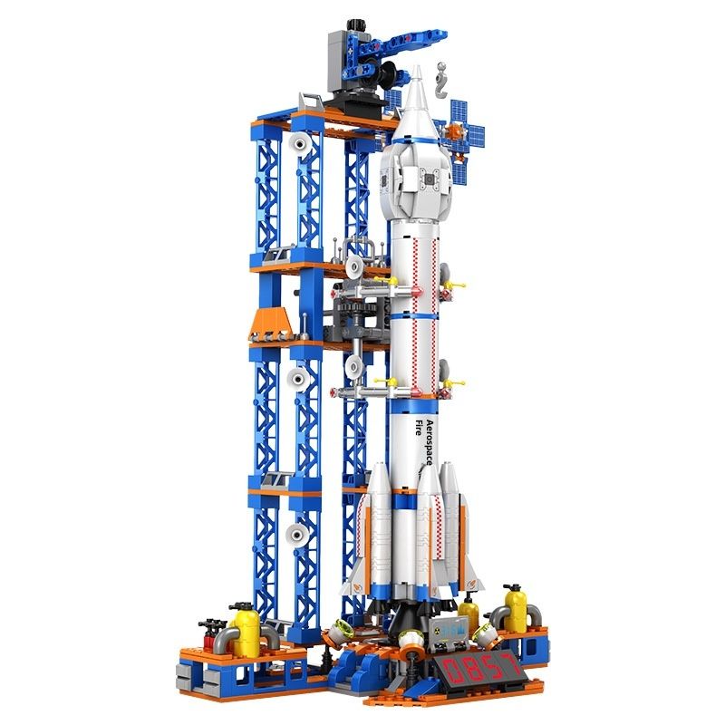 Space Rocket Boy Assembled Building Block Toys Puzzle Birthday Gift