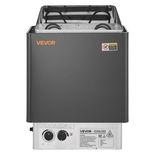 Sauna Heater, 2KW AC 120V Electric Sauna Stove, Dry Steam Bath Saunas Stove With Pre-Drilled Bracket, Fit 52.9 To 88.2 CU.FT Saunas Rooms, Steam Bath Stoves For Home, Commercial, Leisure Venues