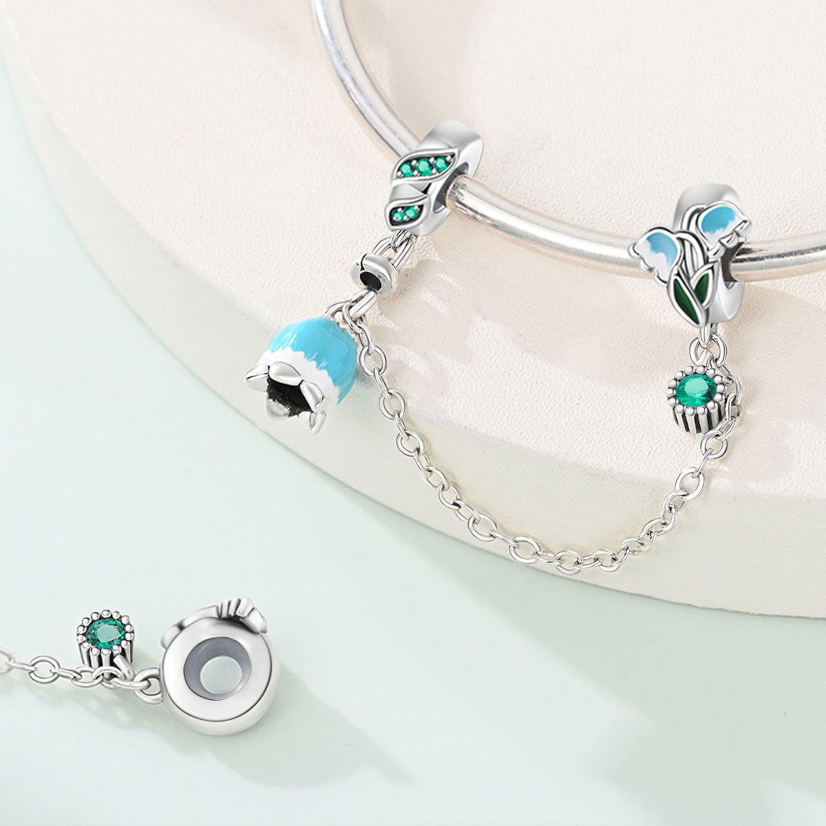 Lotus DIY Bracelet Accessories Lily Of The Valley Positioning Clasp
