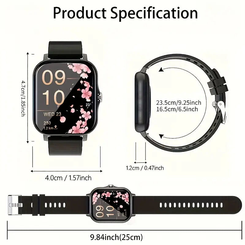 New Smartwatches Now On Sale, Featuring Message Alerts, Call Answering, Health Monitoring, Activity Tracking, Notification Reminders, And Fitness Functions.Not Waterproof