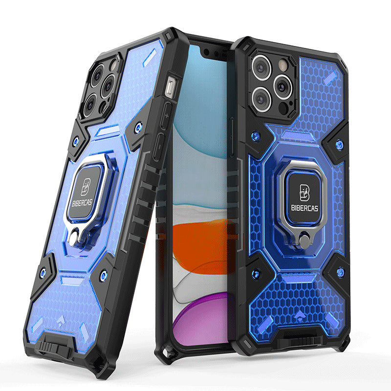 Cooling Mobile Phone Case Magnetic Transparent Soft Shell Lanyard