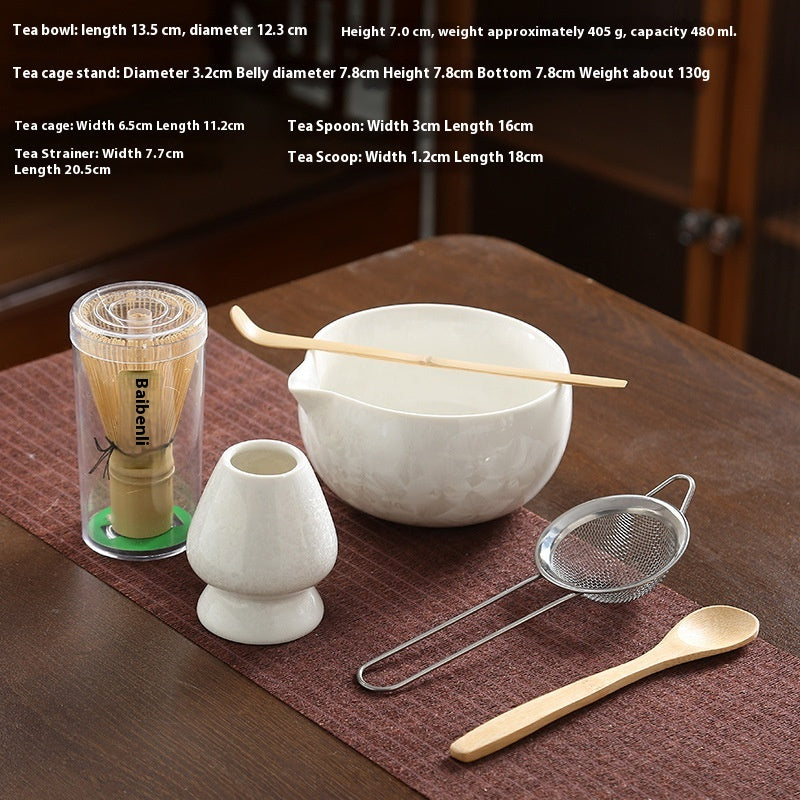 Crystal Glaze Matcha Japanese Style Kung Fu Tea Set Accessories