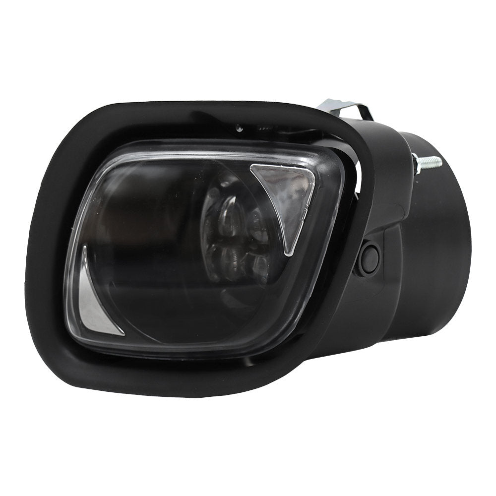 Black Fog Lights  Compatible With  2008-2016  Freightliner  Cascadia LED