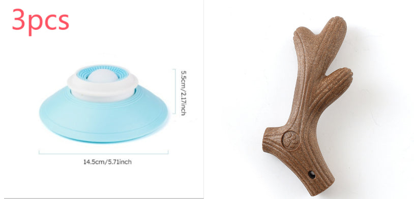 Dog Toy A Self-amusing Anti-tip Treat-dispensing Slow-feeding Bowl To Keep Your Pup Entertained