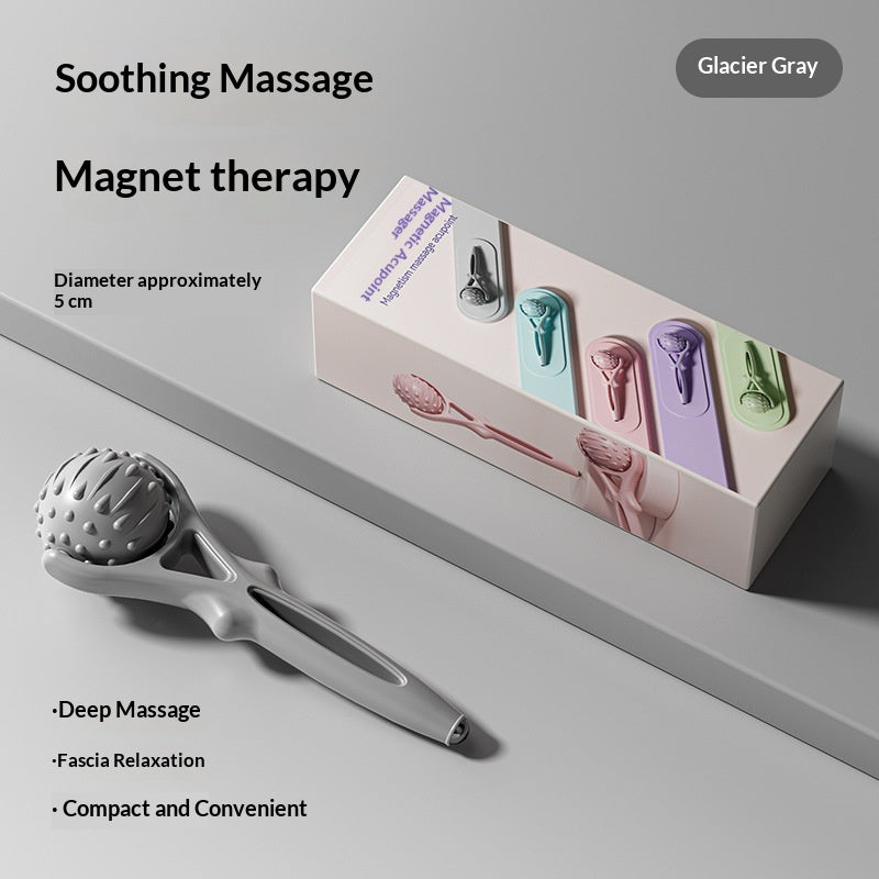 Handheld Roller Massage Device For Arms And Calves, Acupoint Massage Beads